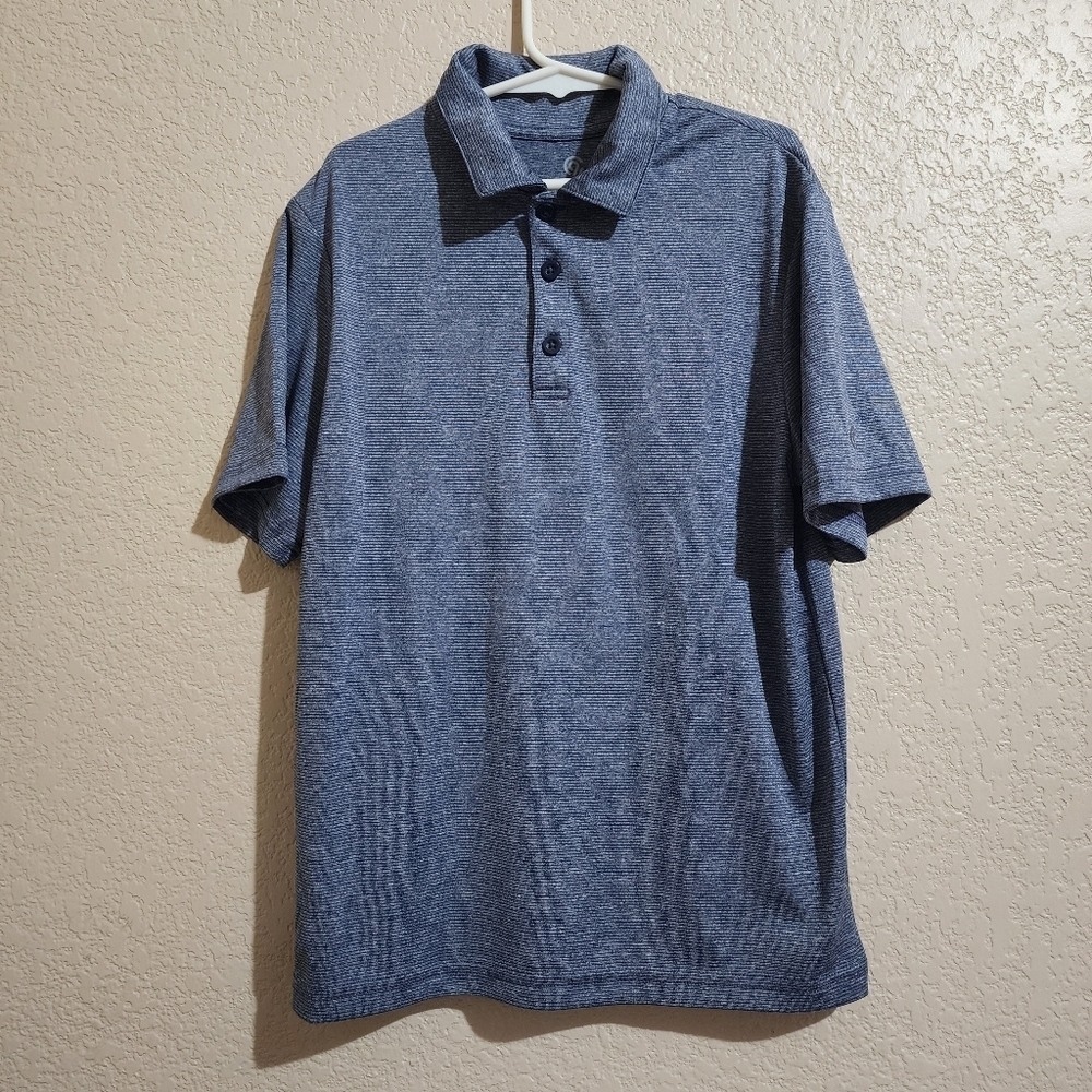 Champion Boys Blue Polo Shirt Size M 8-10